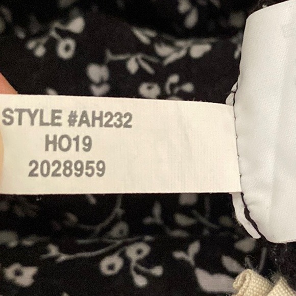 ⚡️$10⚡️Madewell | Black/White Branch Floral Mix Meadow Cotton Blouse Sz Small - Picture 12 of 14